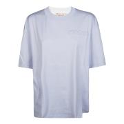 Stijlvolle T-shirt Over voor Mannen Marni , White , Dames