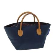 Pre-owned Nylon handbags Burberry Vintage , Blue , Dames