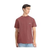 Korte mouw LAW TEE Shirt LAW OF THE SEA , Red , Heren