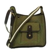 Pre-owned Canvas louis-vuitton-bags Louis Vuitton Vintage , Green , Da...