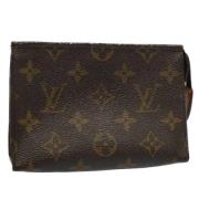 Pre-owned Canvas pouches Louis Vuitton Vintage , Brown , Dames