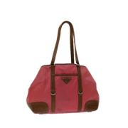 Pre-owned Nylon prada-bags Prada Vintage , Pink , Dames