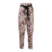 Elegante Bloom Floral Broek Liu Jo , Multicolor , Dames