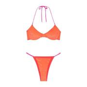 Verstelbare Braziliaanse Bikini Set in Fuchsia Me-Fui , Pink , Dames