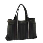 Pre-owned Canvas totes Hermès Vintage , Black , Dames