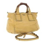 Pre-owned Leather handbags Chloé Pre-owned , Yellow , Dames