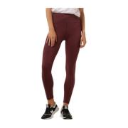 Bobby Legging Bordeaux Kleur Dames Lune Active , Red , Dames