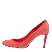 Pre-owned Suede heels Miu Miu Pre-owned , Pink , Dames