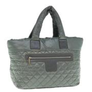 Pre-owned Nylon handbags Chanel Vintage , Gray , Dames