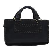 Pre-owned Leather handbags Celine Vintage , Black , Dames