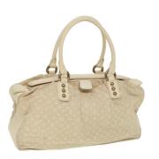 Pre-owned Canvas handbags Louis Vuitton Vintage , Beige , Dames