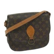 Pre-owned Canvas shoulder-bags Louis Vuitton Vintage , Brown , Dames