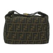 Pre-owned Canvas handbags Fendi Vintage , Black , Dames