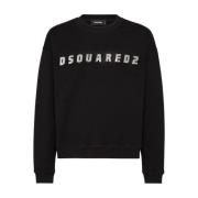 Stijlvolle Sweater Collectie Dsquared2 , Black , Heren