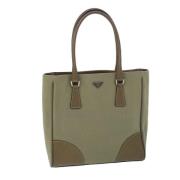 Pre-owned Canvas handbags Prada Vintage , Green , Dames