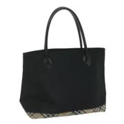 Pre-owned Nylon handbags Burberry Vintage , Black , Dames