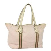 Pre-owned Canvas totes Gucci Vintage , Brown , Dames