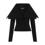 Zwarte Jas voor Vrouwen Aw24 Jacquemus , Black , Dames