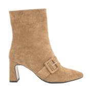 Stijlvolle Enkellaarzen Mirte-2 Babouche , Brown , Dames