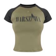 T-shirt met print Misbhv , Green , Dames