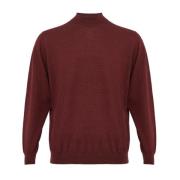 Luxe Rode Cashmere Sweater Colombo , Red , Heren