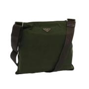 Pre-owned Nylon prada-bags Prada Vintage , Green , Dames