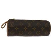 Pre-owned Canvas pouches Louis Vuitton Vintage , Brown , Dames