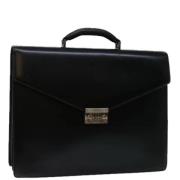 Pre-owned Leather handbags Salvatore Ferragamo Pre-owned , Black , Her...