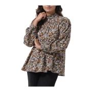 Colline Blouse in Multi Kleur Antik Batik , Multicolor , Dames