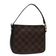 Pre-owned Canvas clutches Louis Vuitton Vintage , Brown , Dames