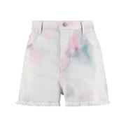 Multicolor Tie-Dye Franje Katoenen Rok Isabel Marant , Multicolor , Da...