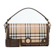 Stijlvolle Tassen Collectie Burberry , Beige , Dames