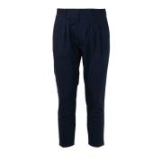 Elegante Katoenen Chino Broek Navy Blauw Liu Jo , Blue , Heren