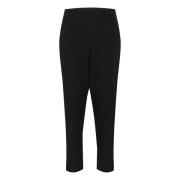 Pitch Black Enkelpants Cream , Black , Dames