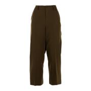 Wijde broek - Groen Outlet Prijs Liu Jo , Green , Dames