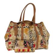 Pre-owned Canvas handbags Prada Vintage , Multicolor , Dames