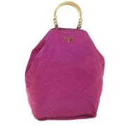 Pre-owned Nylon handbags Prada Vintage , Pink , Dames