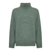 Groene Sweater Collectie Alysi , Green , Dames