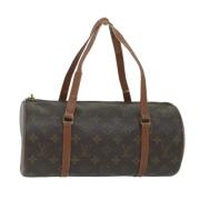 Pre-owned Canvas handbags Louis Vuitton Vintage , Brown , Dames