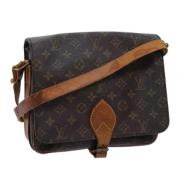 Pre-owned Canvas louis-vuitton-bags Louis Vuitton Vintage , Brown , Da...