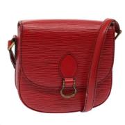 Pre-owned Leather louis-vuitton-bags Louis Vuitton Vintage , Red , Dam...