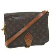 Pre-owned Canvas louis-vuitton-bags Louis Vuitton Vintage , Brown , Da...