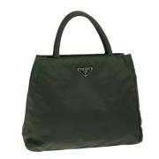 Pre-owned Nylon handbags Prada Vintage , Green , Dames