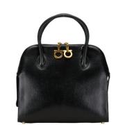 Pre-owned Leather handbags Salvatore Ferragamo Pre-owned , Black , Dam...