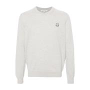 Grijze Sweatshirt Aw24 Herenmode Maison Kitsuné , Gray , Heren