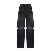 Zwarte Jeans voor Stijlvolle Look The Attico , Black , Dames