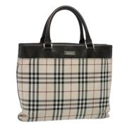 Pre-owned Nylon totes Burberry Vintage , Beige , Dames