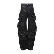 Zwarte Broek voor Vrouwen The Attico , Black , Dames