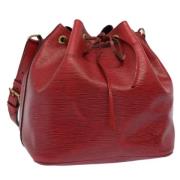 Pre-owned Leather louis-vuitton-bags Louis Vuitton Vintage , Red , Dam...