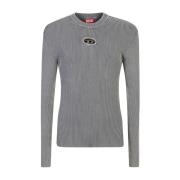 Grijze Sweatshirt Aw24 Diesel , Gray , Heren